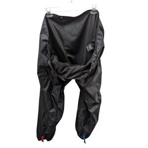 Sedici Mesh Lining Waterproof Rain Motorcycle Riding Pants Black Size 39